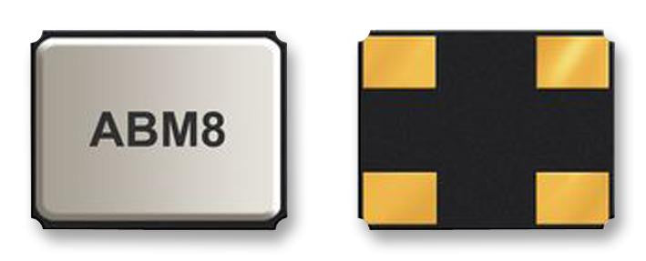 ABRACON ABM8-16.000MHZ-B2-T Crystal, 16 MHz, SMD, 3.2mm x 2.5mm, 50 ppm, 18 pF, 20 ppm, ABM8 Series