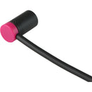 Cable Techniques Low-Profile Right-Angle XLR 3-Pin Male Connector (Large Outlet, B-Shell, Purple Cap)