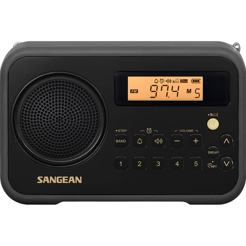 Sangean SG-104 Portable AM/FM Digital Alarm Clock Radio