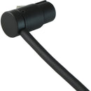 Cable Techniques Low-Profile Right Angle XLR 4-pin Female, 6/12 O'Clock 6.0mm,  B-Shell - Large (Black Cap)