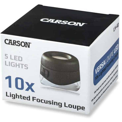 Carson LH-30 VersaLoupe 10x Magnifier (10-Pack)