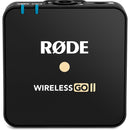 Rode Wireless GO II 2-Person Compact Digital Wireless Microphone System/Recorder (2.4 GHz, Black)