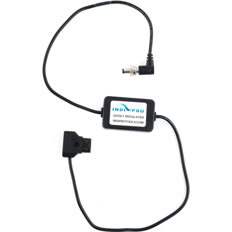 IndiPRO Tools 12V D-Tap to Locking Right-Angle 2.5mm Cable for ATEM Mini Switcher (24")