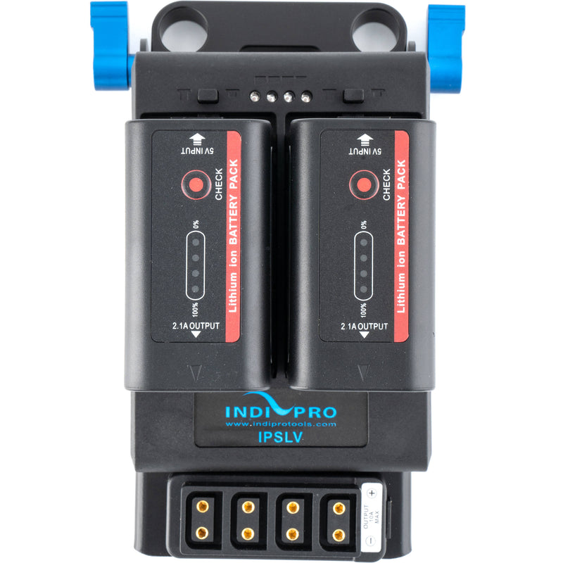 IndiPRO Tools Universal Dual NP-F Power System with 15mm Rod Mount