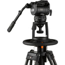 E-Image Pneumatic Pedestal Kit with Wheeled Dolly & 100mm Head (66 lb Payload)