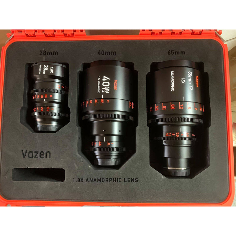 Vazen 1.8x Anamorphic Lens Bundle for Micro Four Thirds Camera with Case