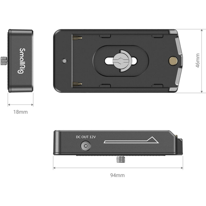 SmallRig L-Series Battery Adapter Plate Lite