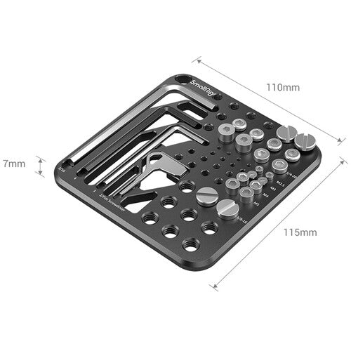 SmallRig Screw and Allen Wrench Storage Plate Kit