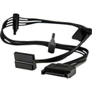 Rocstor SATA Power Splitter Adapter Cable (15.7", Black)