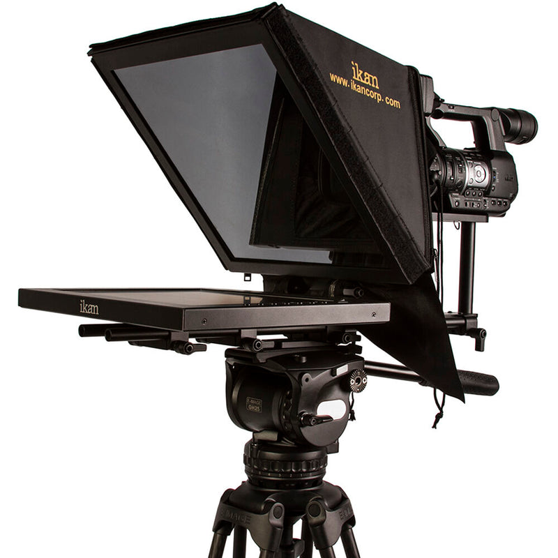 ikan P2P Interview System with 2 x 15" Teleprompters and HDMI Cables