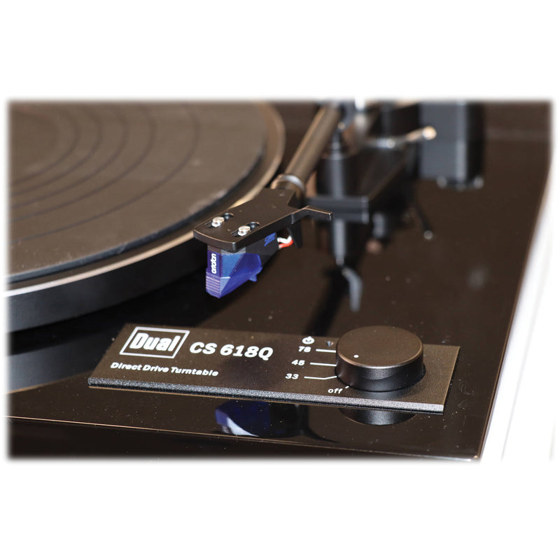 Dual Electronics CS 618Q Manual Three-Speed Turntable (Black Gloss)