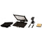 ikan P2P Interview System with 2 x 15" Teleprompters and HDMI Cables with Rolling Cases