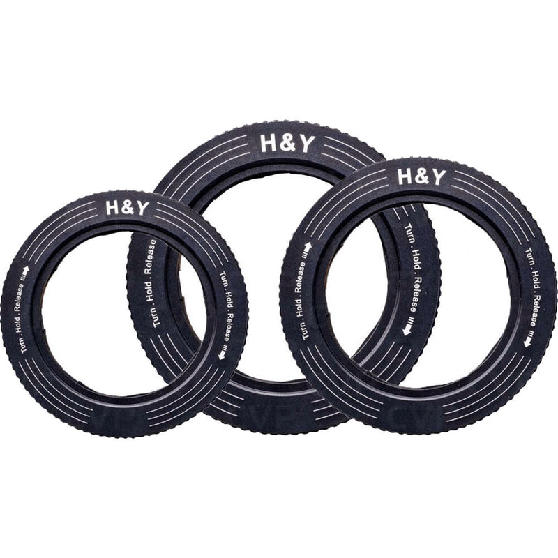 H&Y Filters RevoRing Variable Adapter Bundle (37-49mm / 46-62mm / 67-82mm)