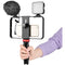 YELANGU Smartphone Video Rig Cage with Microphone, Light & Mini Tripod