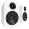 Kanto Living YUP4 2-Way Bookshelf Speakers (Matte White, Pair)