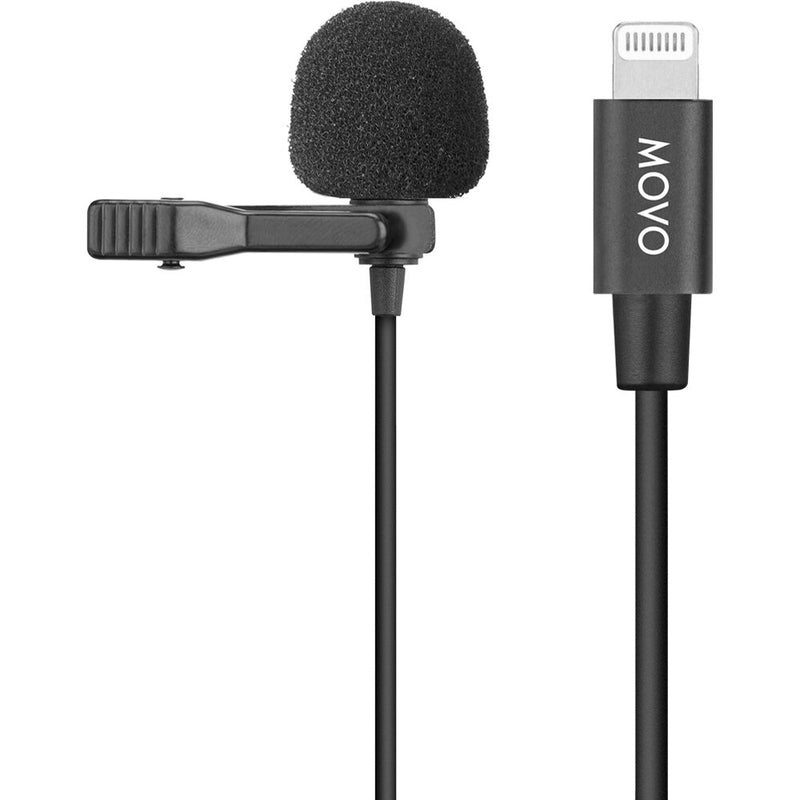 Movo Photo iLav Digital Omnidirectional Lavalier Microphone with Lightning Connector