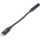 Movo Photo IMA-1 Female 3.5mm TRRS to Lightning Microphone Adapter Cable (5.5")