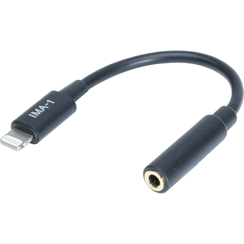 Movo Photo IMA-1 Female 3.5mm TRRS to Lightning Microphone Adapter Cable (5.5")