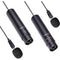 Movo Photo LV4 Cardioid and Omnidirectional Lavalier Condenser Microphone Set