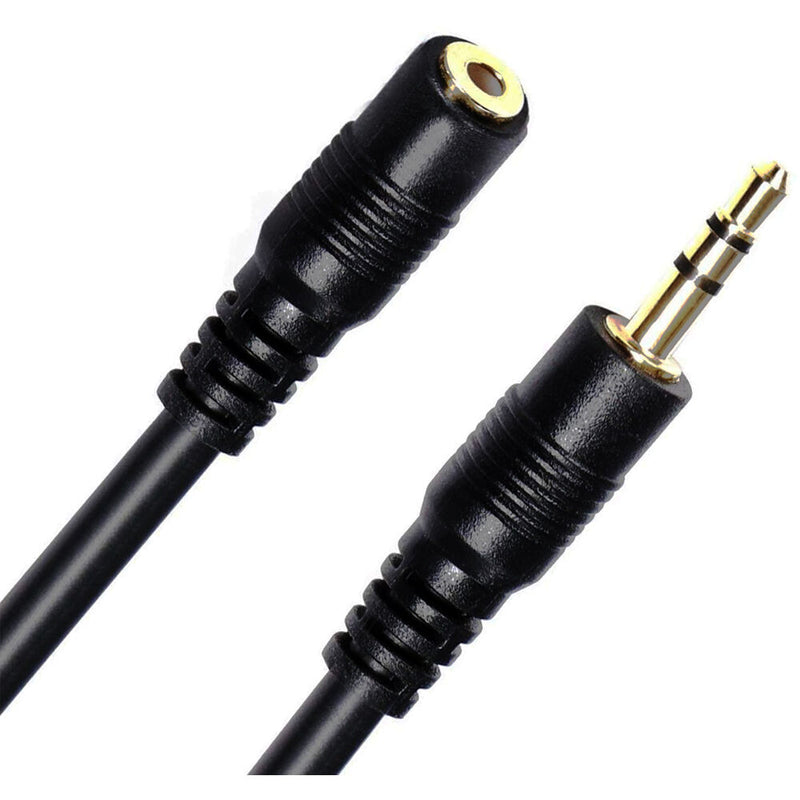 Movo Photo MC10 3.5mm TRS Female to Male Audio Extension Cable (10')