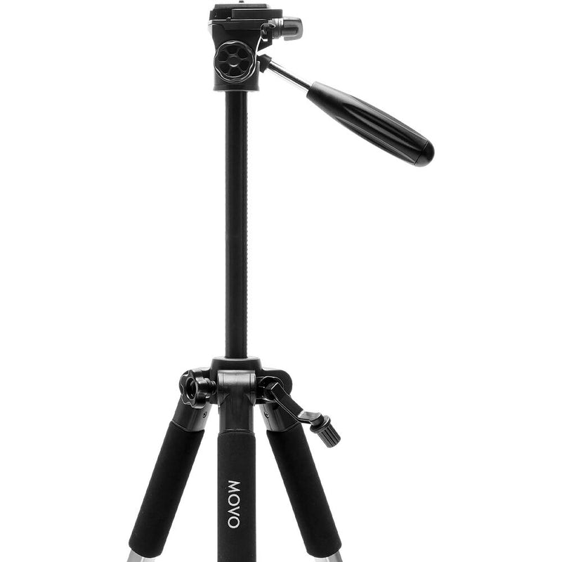 Movo Photo MV-T5 Full-Size Aluminum Tripod with Video Pan Head