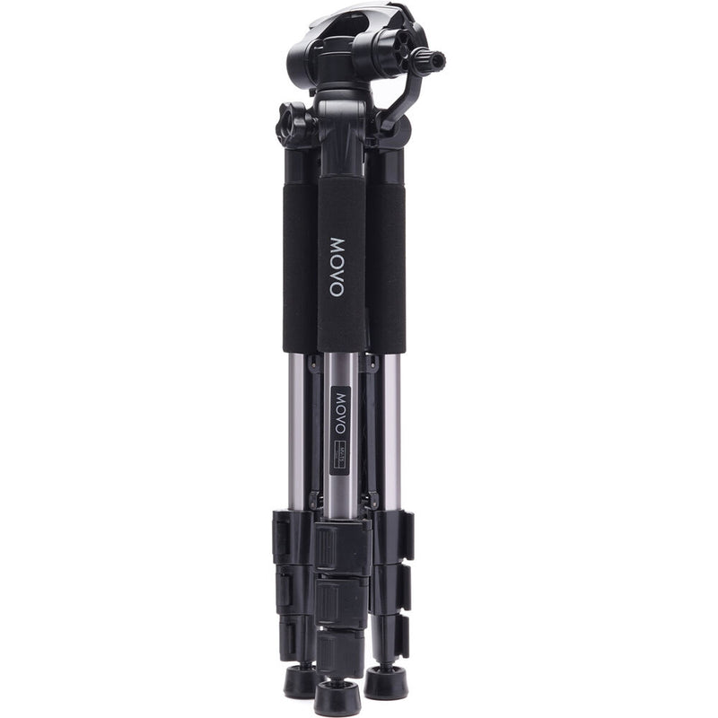 Movo Photo MV-T5 Full-Size Aluminum Tripod with Video Pan Head