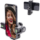 Movo Photo P-3 Rotating Smartphone Tripod Mount with Built-In Levels