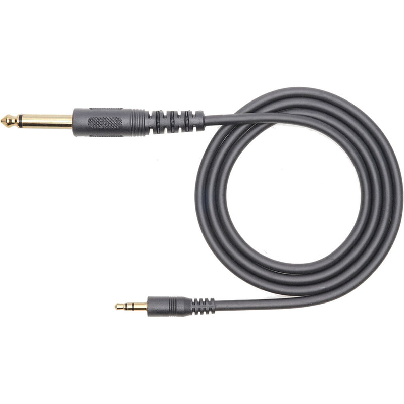 Movo Photo WGA-1 Mono 1/4" TS Male to Stereo 3.5mm TRS Male Adapter Cable (41")