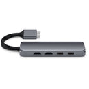 Satechi USB Type-C Dual Multimedia Adapter (Space Gray)