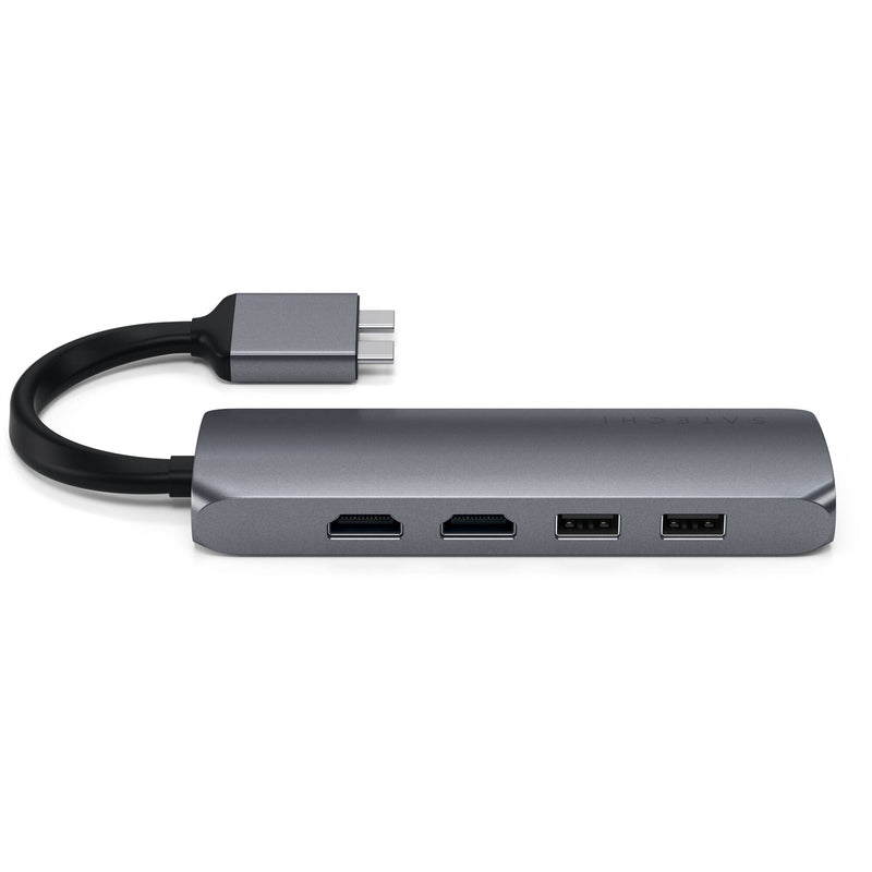 Satechi USB Type-C Dual Multimedia Adapter (Space Gray)