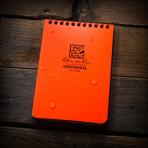 Rite in the Rain All Weather 4 x 6" Notebook (Orange)