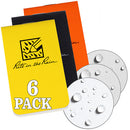 Rite in the Rain On-the-Go Notebooks (Yellow, Black & Orange, 6-Pack)