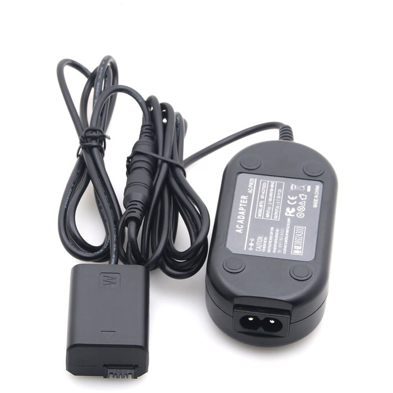 DigitalFoto Solution Limited Sony NP-FW50 Full-Decoding Dummy Battery & AC-PW20 Power Adapter