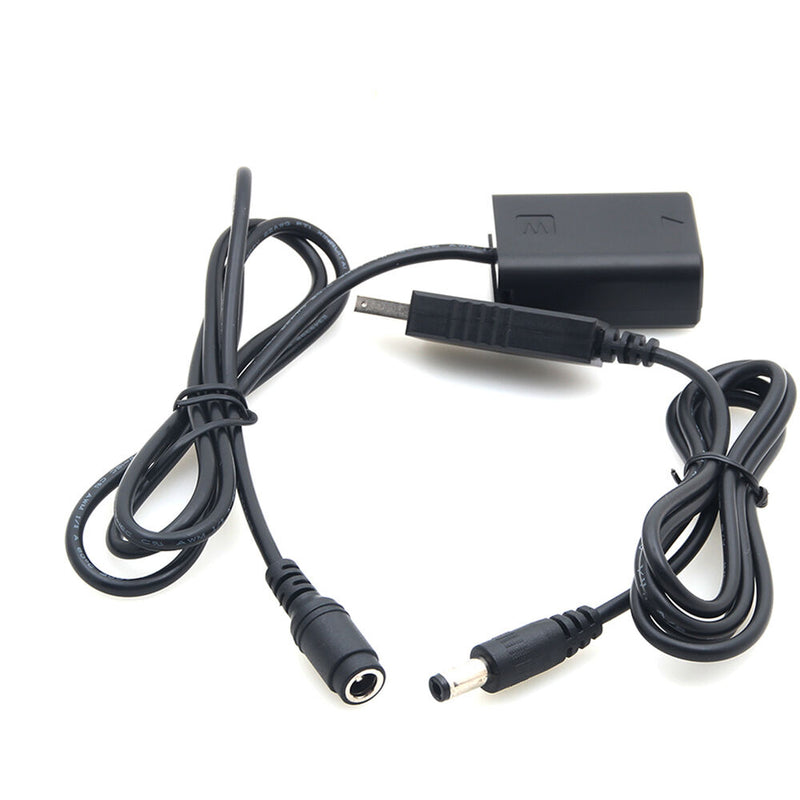 DigitalFoto Solution Limited Sony NP-FW50 Full Decoding Dummy Battery + 5V/2A Single USB Cable