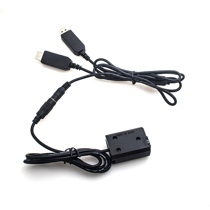 DigitalFoto Solution Limited Sony NP-FW50 Fully Decoded Dummy Battery + 5V/2A Dual USB Cable