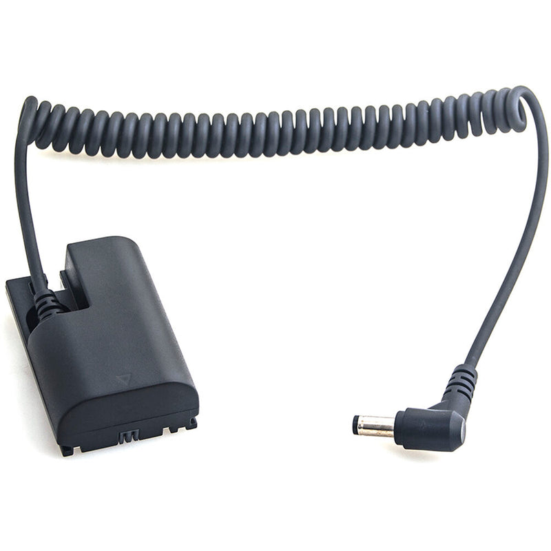 DigitalFoto Solution Limited LP-E6 Dummy Battery with Male Connector Cable (Coiled, 16 to 39.4")