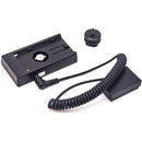 DigitalFoto Solution Limited L-Series Battery Plate to LP-E17 Dummy Battery (Coiled Cable, 14.6 to 39.4")