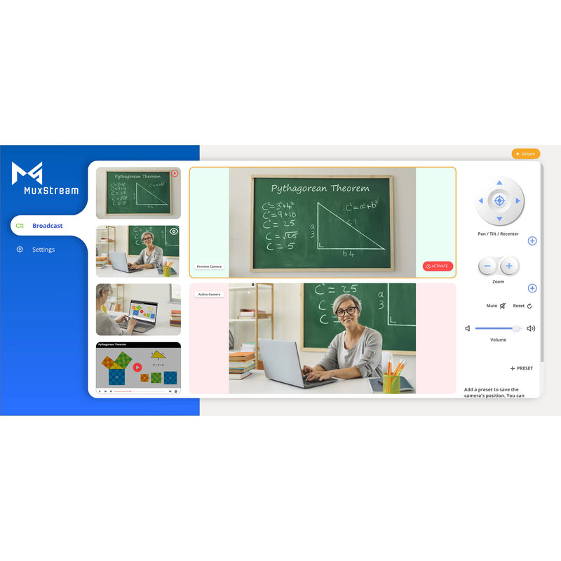 MuxLab MuxStream Multi-Camera Live Streaming Solution