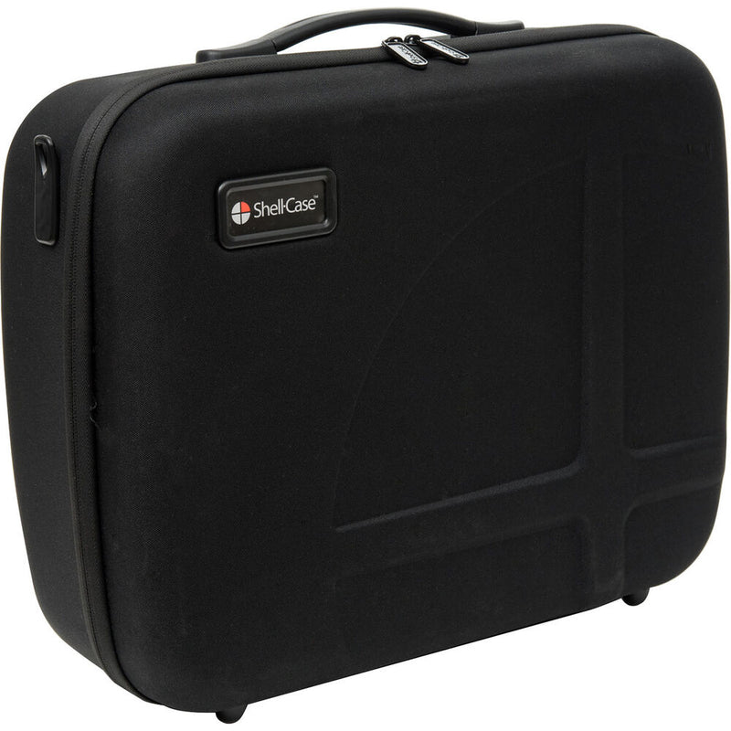 Shell-Case Hybrid 350 Lightweight Utility Case with Pouch and Dividers (Black)