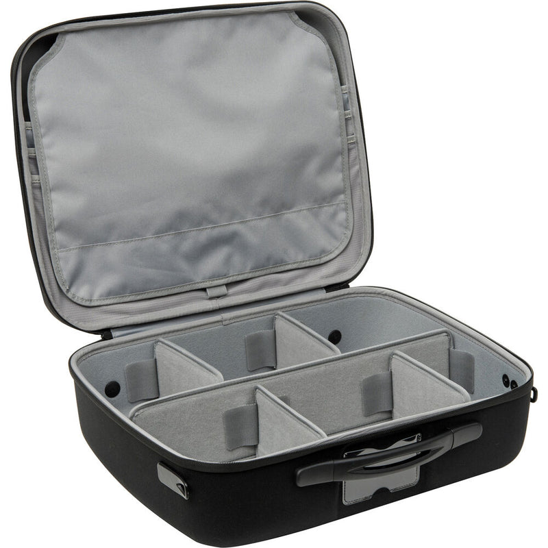 Shell-Case Hybrid 350 Lightweight Utility Case with Pouch and Dividers (Black)