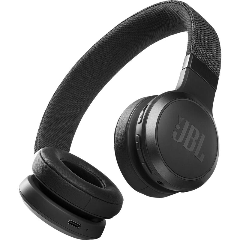 JBL Live 460NC Noise-Canceling Wireless On-Ear Headphones (Black)