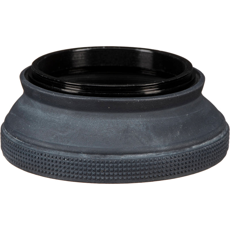 Nisha Screw-On Standard Collapsible Rubber Lens Hood (58mm)