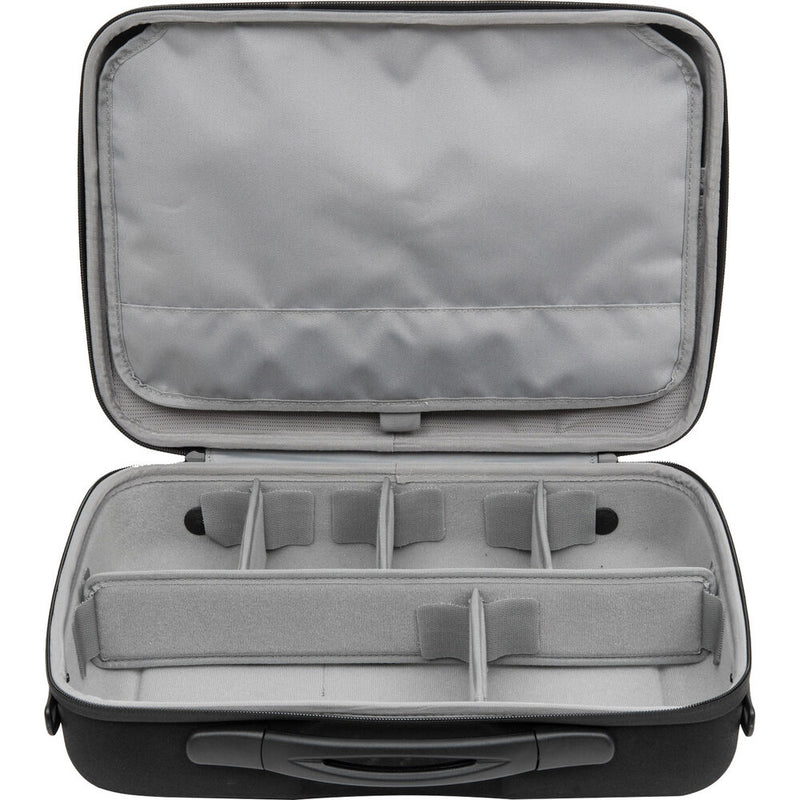 Shell-Case Hybrid 335 Lightweight Semi-Rigid Utility Case with with Pouch & Divider Set (Black)