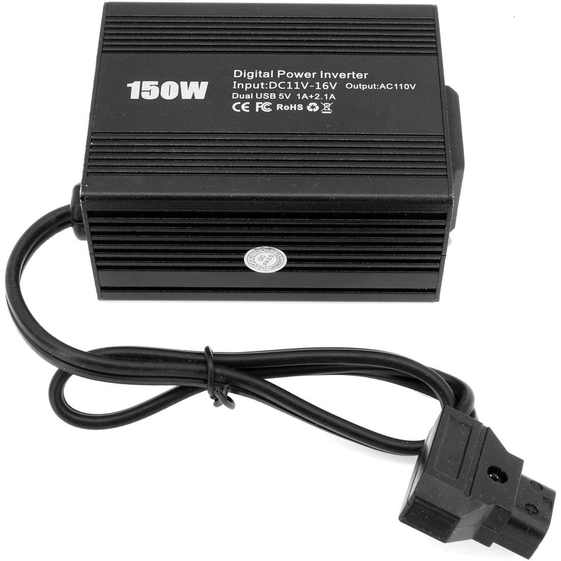 GyroVu 150W D-Tap to 110V AC Power Inverter with 2 x USB Outputs