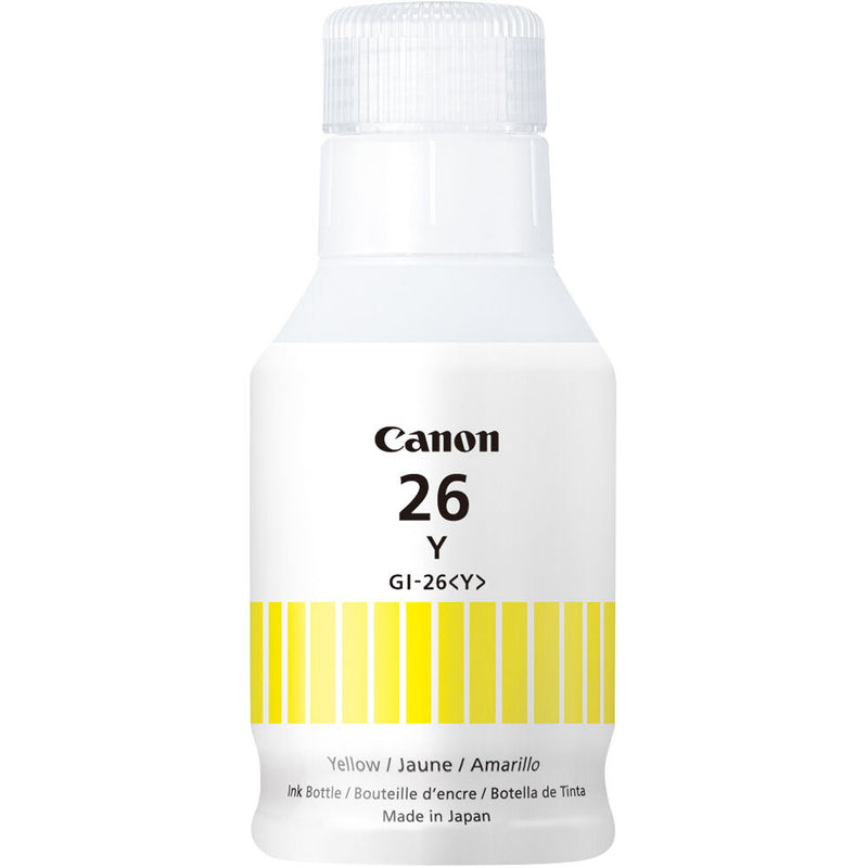 Canon GI-26 Yellow Ink for MAXIFY 6020 and 7020 Printers