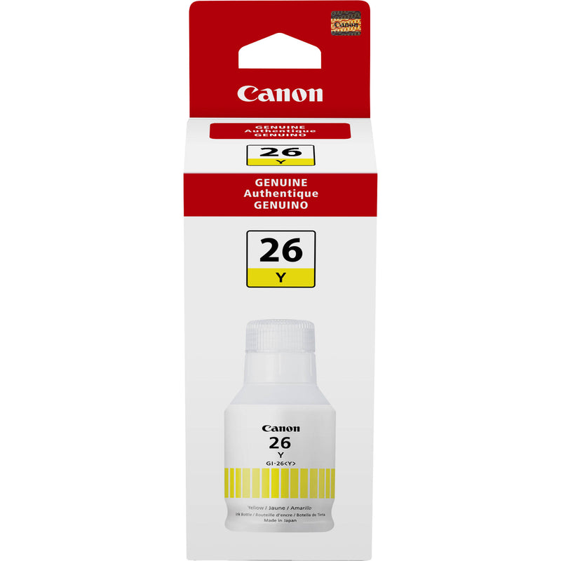 Canon GI-26 Yellow Ink for MAXIFY 6020 and 7020 Printers