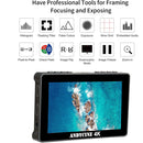 ANDYCINE A6 Pro 5.5" Touchscreen HDMI Monitor with L-Series/Hollyland Mars RX Install Kit