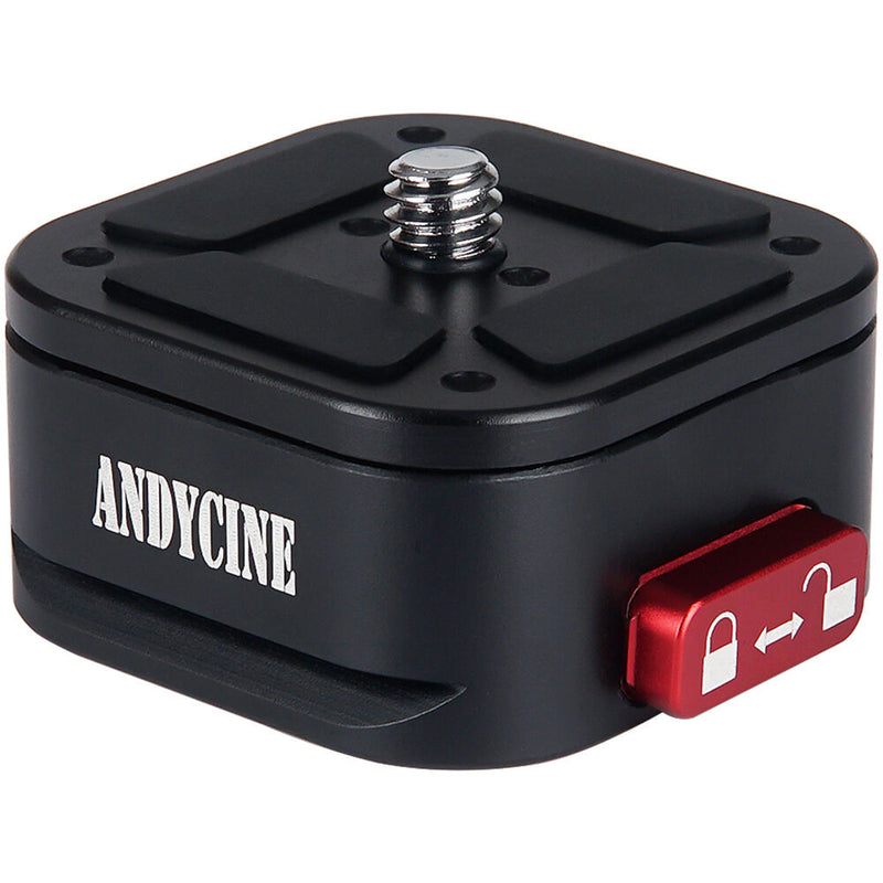 ANDYCINE Quick Release Camera Plate Tripod Adapter with 1/4"-20 Screw