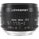 Lensbaby Velvet 28mm f/2.5 Lens for Leica L (Black)