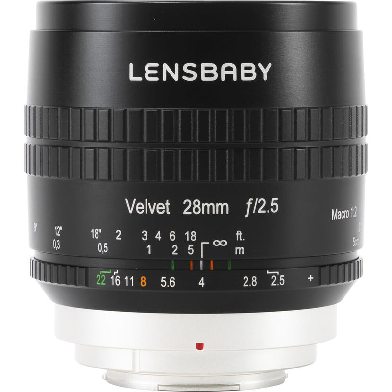 Lensbaby Velvet 28mm f/2.5 Lens for Leica L (Black)